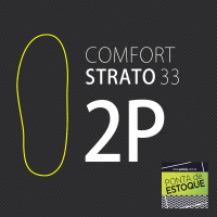 PALMILHA COMFORT STRATO COM COBERTURA EVAPOD33 2P • PONTA ESTOQUE