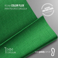 PLACA RESINA COLORFLUX VERDE 1MM 890X410MM