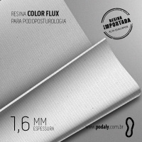 PLACA RESINA COLORFLUX BRANCA 1,6MM 890X410MM 