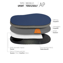 PALMILHA SPORT TENIS GOLF PADEL SQUASH COM COBERTURA HIDROTEXCEL 